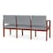 Lesro Lenox 3 Seat Tandem Seating W/ Arms, 65 in W 26 in L 31.5 in H LW3103 - alternate 3
